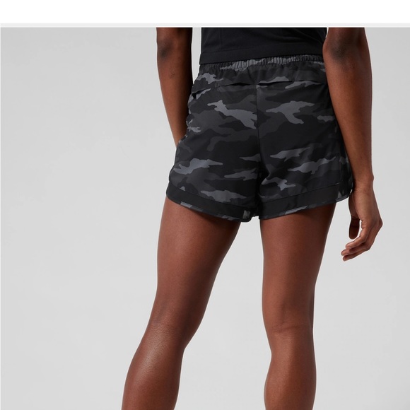 ATHLETA Mesh Racer Run Short 4” - Picture 2 of 5